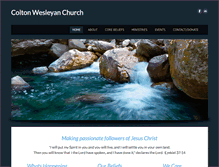 Tablet Screenshot of coltonwesleyan.org